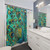 Colourful Peacock Shower Curtain