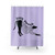 Greyhound Shower Curtain with Big Stretch Design