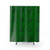 Building Bricks Green Shower Curtains
