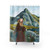 Welsh Lady Hiking Themed Shower Curtain