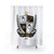 Port Vale Shower Curtain with Shield Design