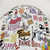 Musical Logos Collage Shower Curtain