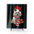 Funny Bichon Frise Christmas Shower Curtains