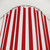 Red and White Striped Shower Curtain