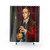 Boy With Apple Painting Shower Curtain