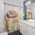Cinnamon Bun Shower Curtain - Warm, Cozy Bathroom Decor