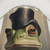 Dapper Frog Portrait Art Shower Curtain