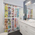 Wes Anderson Inspired Shower Curtains