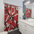 EVH Authentic Stripes Design (Red) Shower Curtains