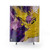 Abstract Paint Purple and Yellow Shower Curtains