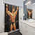 Bodybuilding Victory Pose Shower Curtains