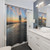 Sunset Shower Curtain with Burnham-on-Sea Lighthouse