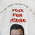 Pedro Sanchez Shower Curtains with Vote for Pedro Dog Design
