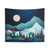 Moon Bay Tapestry - Serene Nature Landscape Wall Decor