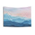 Blue Abstract Mountain Tapestry