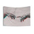 Glitch The Creation of Adam Wall Tapestry