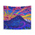 Psychedelic Landscape Tapestry