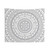 Mandala Gray Tapestry Wall Hanging