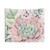 Pretty Succulent Illustration Tapestry