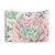 Pretty Succulent Illustration Tapestry