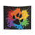 Paw Pride Dark 2019 Tapestry with Furry Animal Design