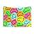 Colorful Smiley Face Pattern Tapestry