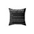 Metalhead Meaning Throw Pillow