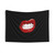 Sexy Lips Tapestry - Girly Mouth and Teeth Wall Art