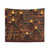 Bookshelf Night Light Tapestry for Book Lovers