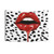 Drippy Lips Tapestry for College Dorms and Parties