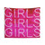 Retro 80s Girls Tapestry with Neon Lights and Bold Graphics