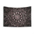 Elegant Rose Gold Mandala Marble Tapestry