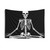 Meditating Skeleton Tapestry Wall Art