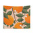 Vibrant Citrus Tapestry - Retro Tropical Fruit Wall Hanging
