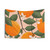Vibrant Citrus Tapestry - Retro Tropical Fruit Wall Hanging
