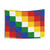 Wiphala Flag Tapestry - Vibrant Andean Wall Hanging