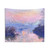Claude Monet Sunset on the Seine Lavacourt Winter Effect Tapestry