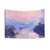 Claude Monet Sunset on the Seine Lavacourt Winter Effect Tapestry