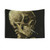 Vincent Van Gogh Skull with Burning Cigarette Tapestry