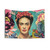 Frida Kahlo Inspired Tapestry - Vibrant Mexican Art Decor