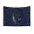 Starry Whale Tapestry - Cosmic Sea Life Wall Hanging