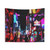Vibrant Nights Korean Cityscape Tapestry