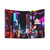 Vibrant Nights Korean Cityscape Tapestry