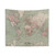 Vintage World Map (1918) Tapestry
