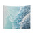 Turquoise Ocean Dream Waves Tapestry