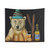 Polar Bear Beer Tapestry - Cozy Winter Wall Hanging