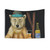 Polar Bear Beer Tapestry - Cozy Winter Wall Hanging