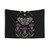 Mystic Thistle and Moth Tapestry Wall Art