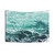 Blue Ocean Summer Beach Waves Tapestry