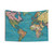 Vintage 1897 World Map Tapestry